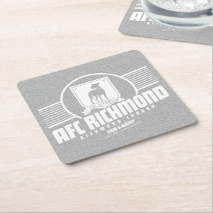 Dessous-de-verre Carré En Papier Ted Lasso   AFC Richmond Graphisme de la bande d'a