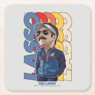 Dessous-de-verre Carré En Papier Ted Lasso   Lasso Bobblehead