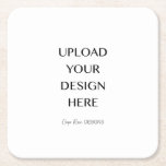 Dessous-de-verre Carré En Papier Téléchargez votre propre création<br><div class="desc">Vous ne trouvez pas quelque chose que vous aimez ou qui correspond exactement à vos besoins ? Téléchargez vos propres textes ou images pour créer exactement ce que vous recherchez !</div>