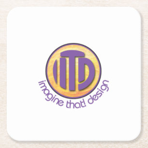 Dessous-de-verre Carré En Papier Température du parti