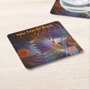 Dessous-de-verre Carré En Papier Temple du Soleil