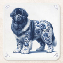 Terre-Neuve Landseer Bleu de Delft