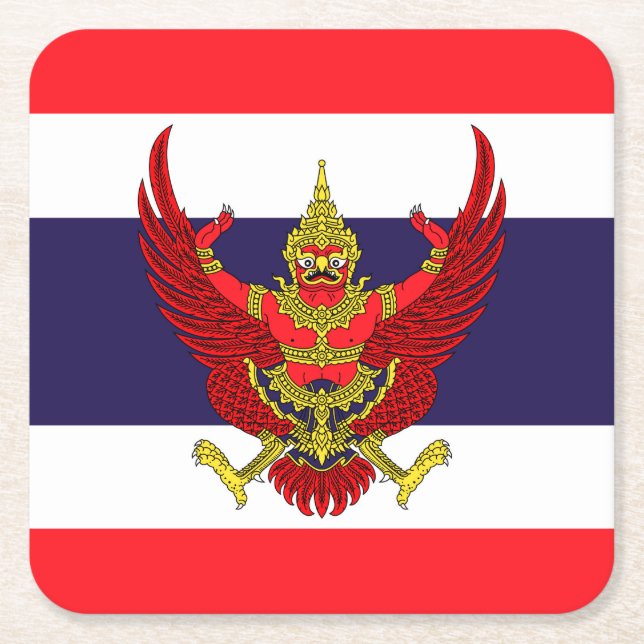 Dessous-de-verre Carré En Papier Thaïlande (Devant)