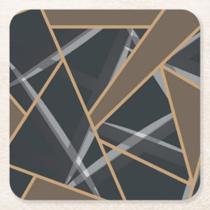 Dessous-de-verre Carré En Papier Triangles