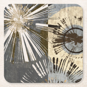 Dessous-de-verre Carré En Papier Tuiles d'éclatement I
