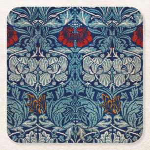 Dessous-de-verre Carré En Papier Tulip et Rose, William Morris