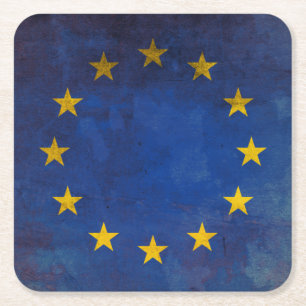 Dessous-de-verre Carré En Papier Union européenne