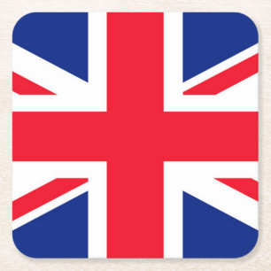 Dessous-de-verre Carré En Papier Union Jack