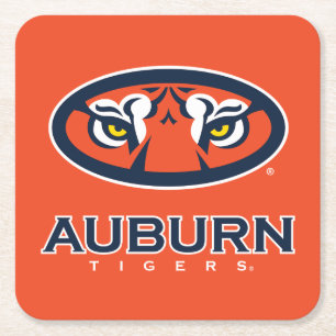 Dessous-de-verre Carré En Papier Université d'Auburn   Auburn Tigers