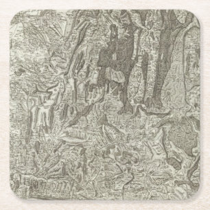 Dessous-de-verre Carré En Papier Valence