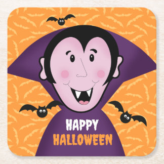 Dessous-de-verre Carré En Papier Vampire Dracula Bats Enfants Joli Halloween