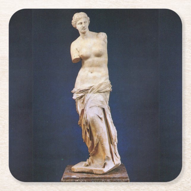 Dessous-de-verre Carré En Papier Venus de Milo (Devant)