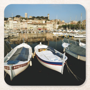 Dessous-de-verre Carré En Papier Vieux port