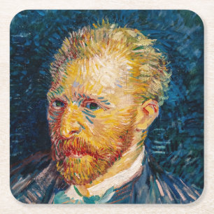 Dessous-de-verre Carré En Papier Vincent Van Gogh - Autoportrait