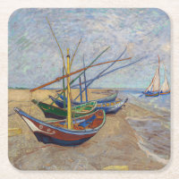 Vincent van Gogh - Bateaux de pêche sur la plage
