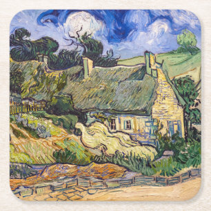 Dessous-de-verre Carré En Papier Vincent Van Gogh - Chaumières à Cordeville