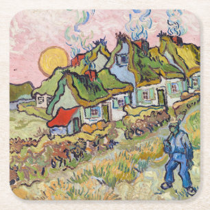 Dessous-de-verre Carré En Papier Vincent van Gogh - Maisons et figure