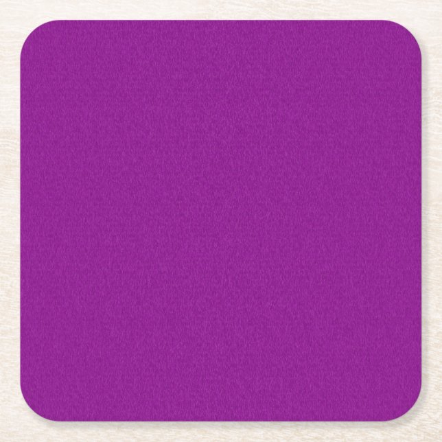 Dessous-de-verre Carré En Papier Violette simple (Devant)