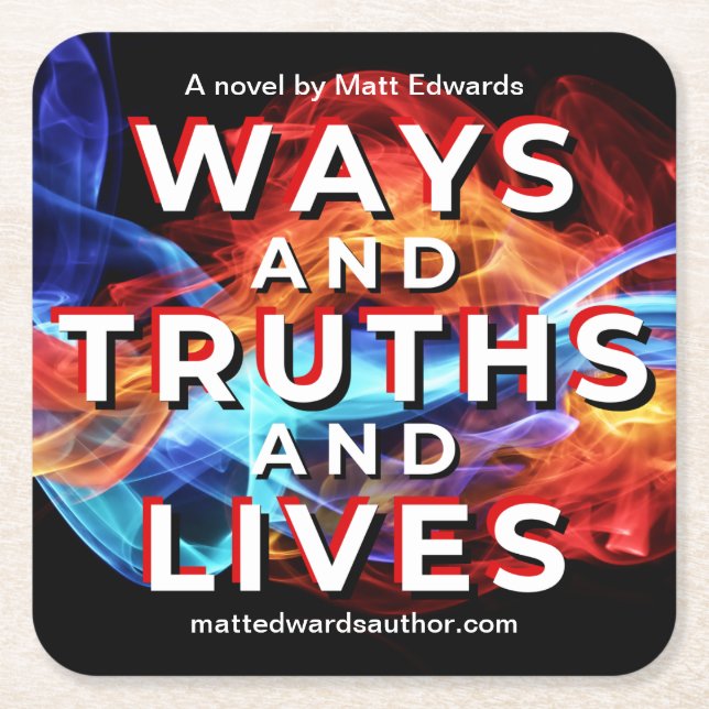 Dessous-de-verre Carré En Papier Voies et vérités et vies Dessous de verre (Devant)