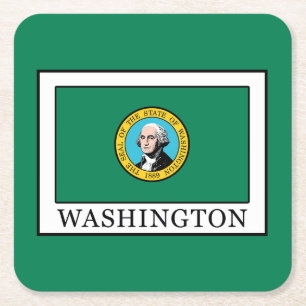 Dessous-de-verre Carré En Papier Washington