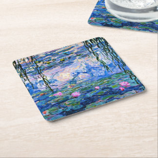 Dessous-de-verre Carré En Papier Water Lilies, 1919, par Monet
