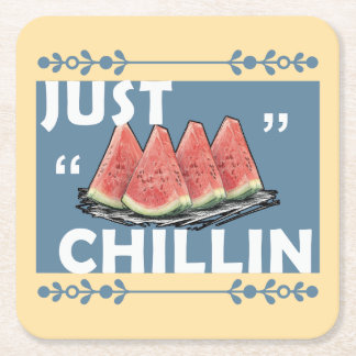 Dessous-de-verre Carré En Papier watermelon