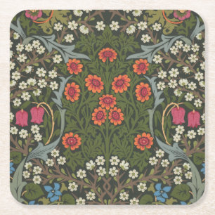 Dessous-de-verre Carré En Papier William Morris Blackthorn Garden Flower Classic
