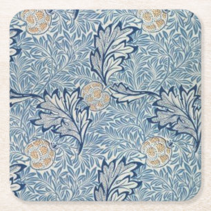 Dessous-de-verre Carré En Papier William Morris Flower Floral Design