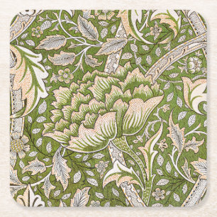 Dessous-de-verre Carré En Papier William Morris Windrush Motif Floral Classique