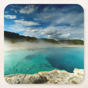 Dessous-de-verre Carré En Papier Yellowstone