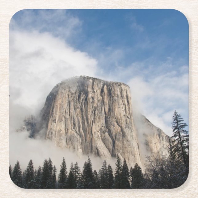 Dessous-de-verre Carré En Papier Yosemite (Devant)