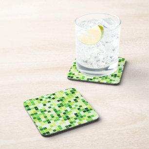 Dessous-de-verre Carrelage de piscine, Carrelage en mosaïque verte,