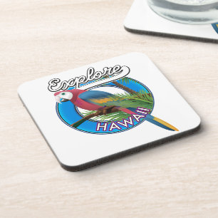 Dessous-de-verre Carrelage en céramique de logo rétro Explorer Hawa