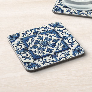 Dessous-de-verre Carrelage méditerranéen, Portugais, Azulejo, Majol