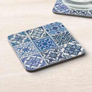 Dessous-de-verre Carrelage méditerranéen, Portugais, Azulejo, Majol