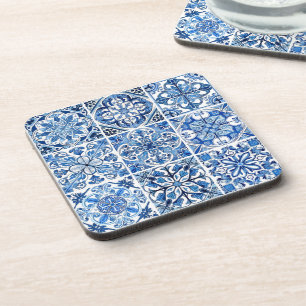 Dessous-de-verre Carrelage méditerranéen, Portugais, Azulejo, Majol
