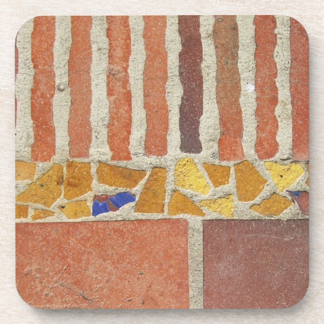 Dessous-de-verre Carrelage mosaïque vintage (Devant)