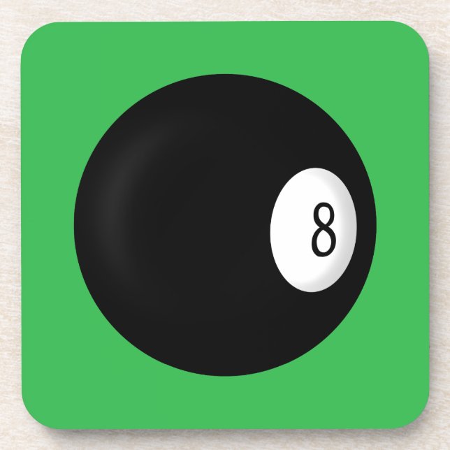 Dessous de verre carrés pour table de billard (Devant)