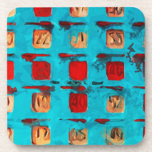 Dessous-de-verre Carte BINGO Impressionnisme Abstrait