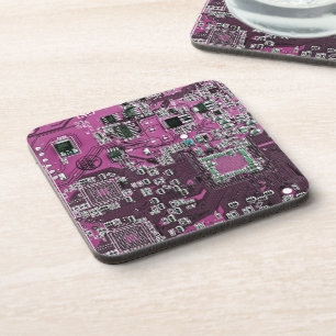 Dessous-de-verre Carte circuit imprimé circuit imprimé circuit viol