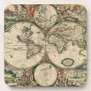 Dessous-de-verre Carte du monde antique