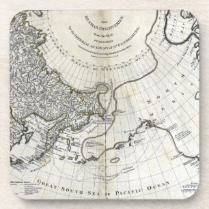 DESSOUS-DE-VERRE CARTE : NORTH PACIFIC