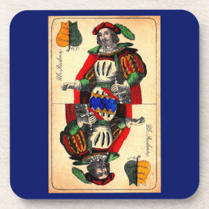 Dessous-de-verre carte tarot du 19e siècle n° 1