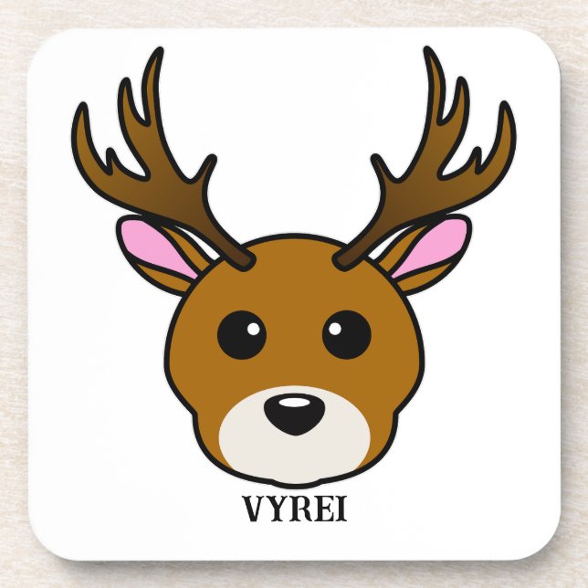 Dessous-de-verre Cartoon Deer (Devant)