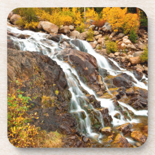 Dessous-de-verre Cascade dans le parc national de Grand Teton