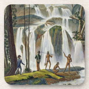 Dessous-de-verre Cascade de port Praslin, nouvelle Irlande, de