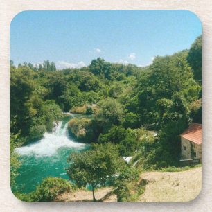 Dessous-de-verre Cascades de Krka - Parc national de Krka - Croatie