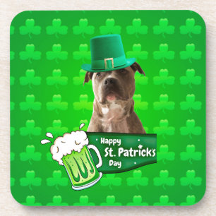 Dessous-de-verre Casquette de la Saint-Patrick Jour du Chien à Taur