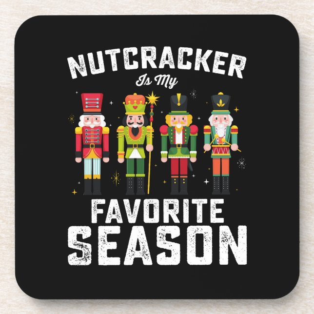 Dessous-de-verre Casse-Noisette est ma saison préférée de Noël (Devant)