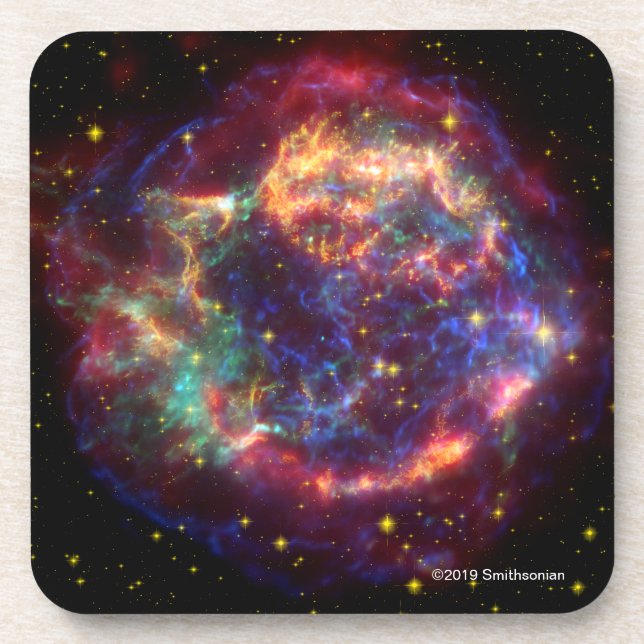 Dessous-de-verre Cassiopeia A dans beaucoup de couleurs (Devant)